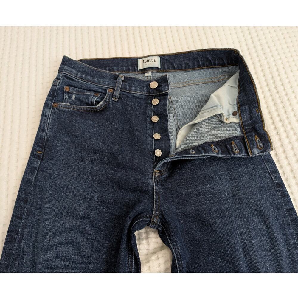 Agolde Nico High Rise Slim Jeans In Cabana - Picture 9 of 13